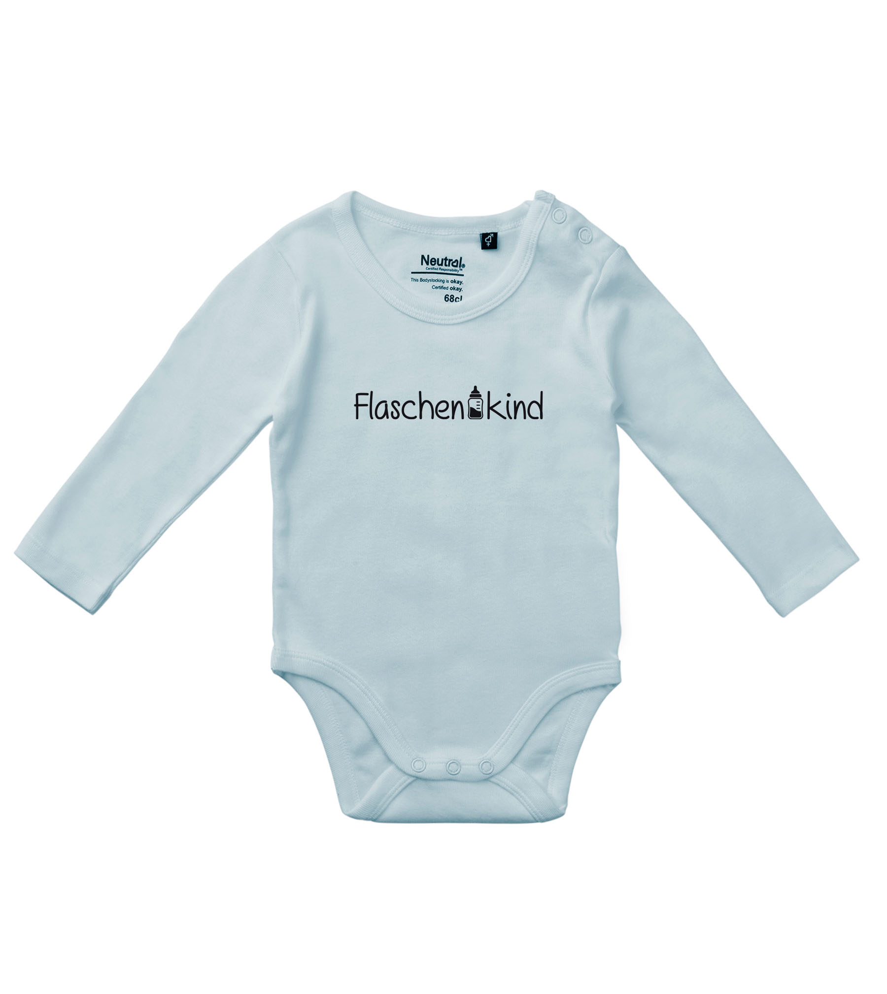 Baby Langarmbody Flaschenkind