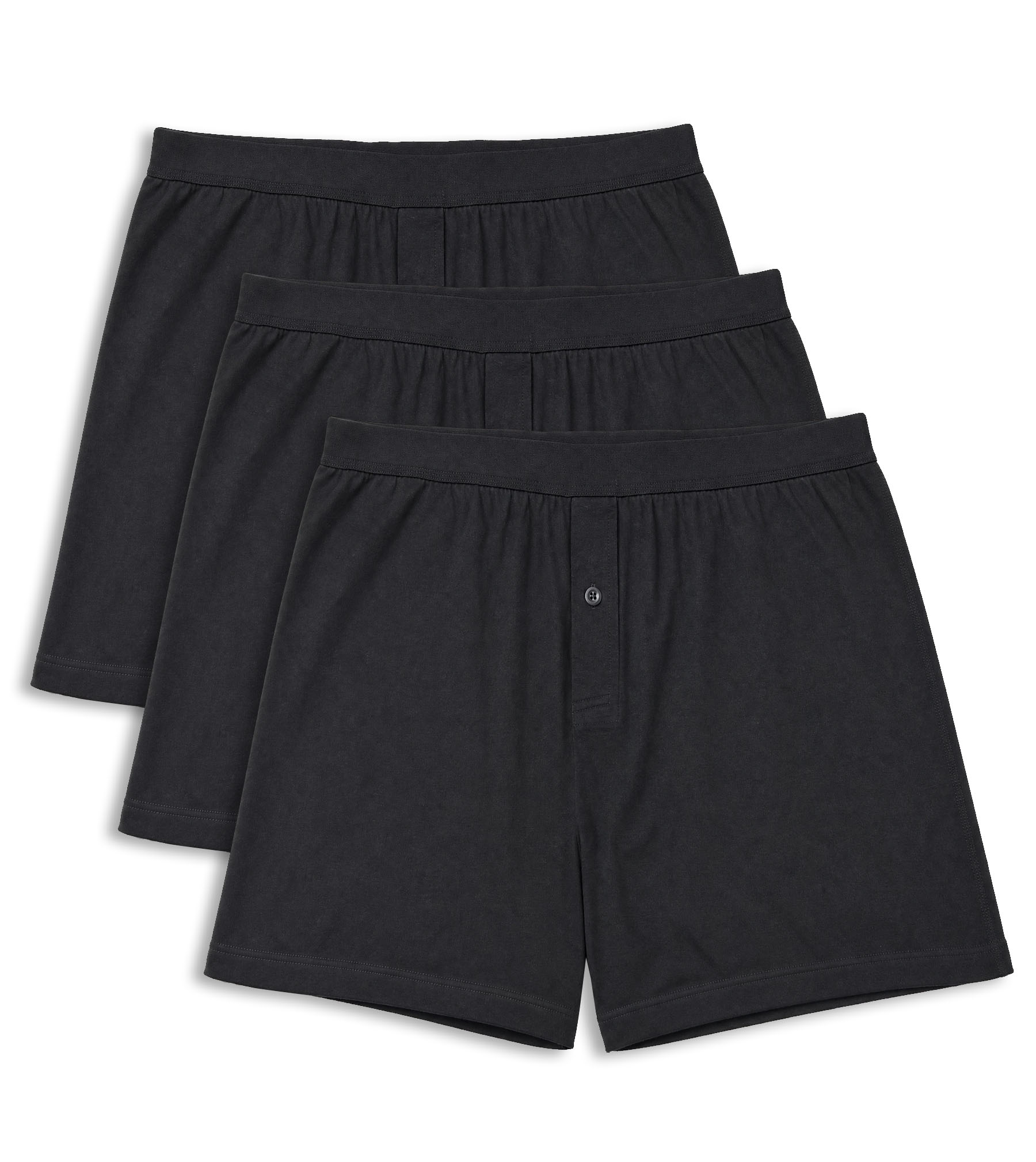 Men's Boxer Shorts in a set of 3 black