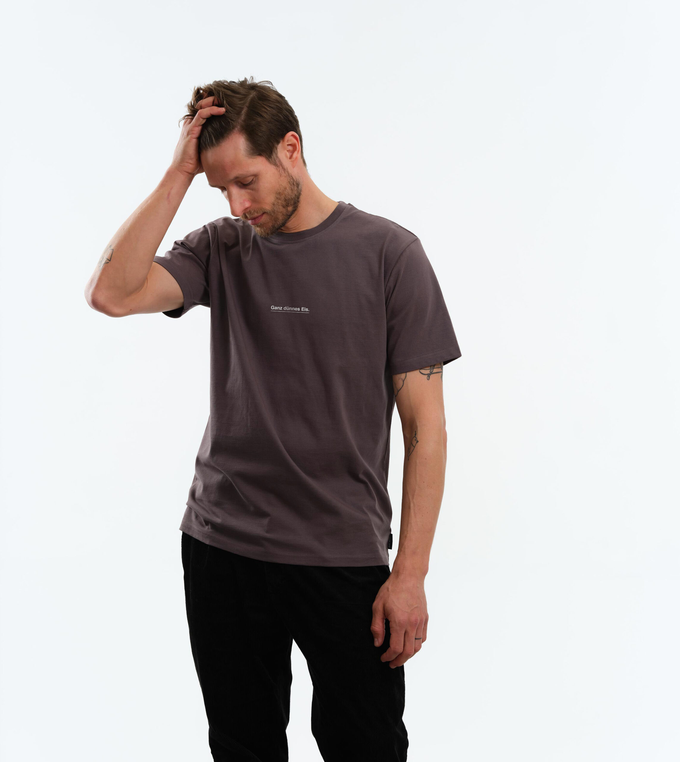Shirt Ganz dünnes Eis. grau - Image 4