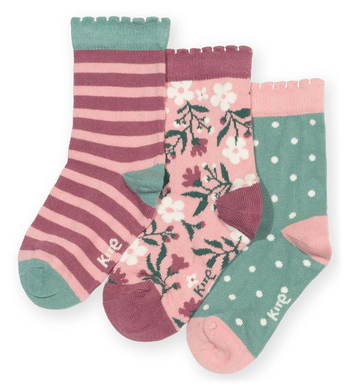 Colorful Socks 3-Pack, Whispering Woods