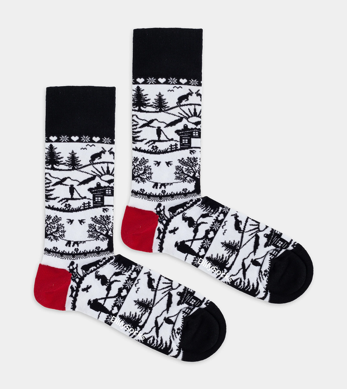 Socken Swiss Silhouette